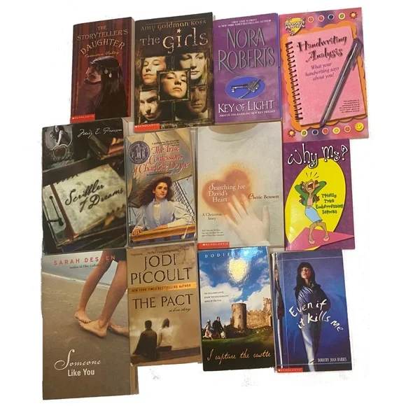 Set of 12 Young Adult Novels Bulk Library Bundle Romance Teen Girls Books - Picture 9 of 9